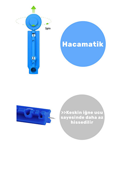 Hacamatik 5 Adet Hacamat İğnesi - Lanset İğne - Şeker İğnesi
