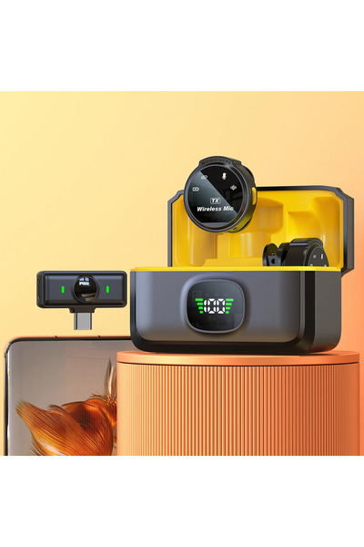 LUXIERA J6 Kablosuz Yaka Mikrofonu Plug & Play – Video Çekimi, Vlog, Canlı Yayın ve Röportajlar için