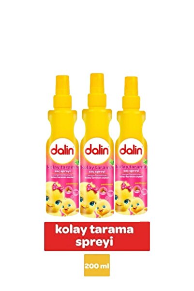 Dalin Kolay Tarama Spreyi 200 ml - Badem Özü ve Panthenol X3 adet