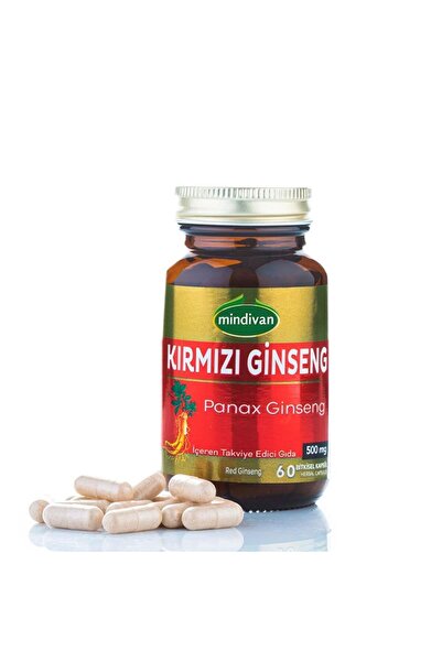 Mindivan Kırmızı Ginseng Extractı 60 Kapsül