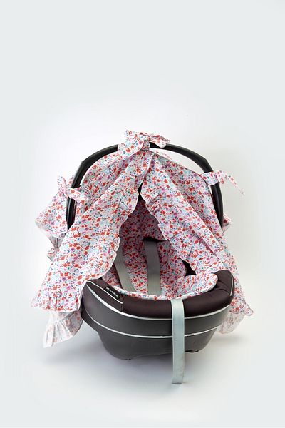 Atelier Babbi Stroller Set - Little Flowers / Red