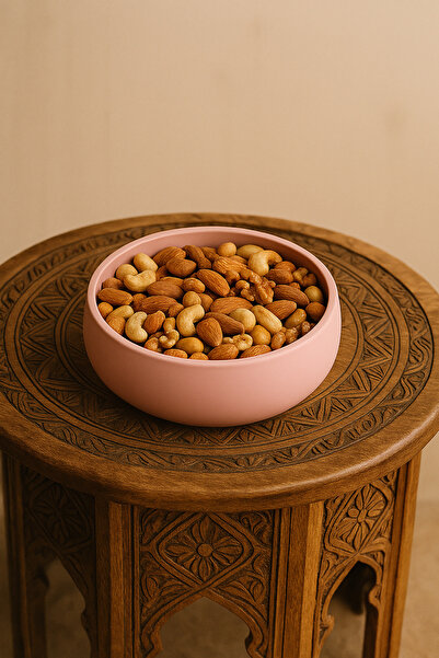 DemCey Home Taş Kase Çerezlik Dekoratif Bohem Salata Tabağı