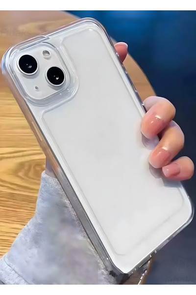 Fibaks Apple Iphone 14 Uyumlu Kılıf Yumuşak Şeffaf Ince Esnek Renksiz Silikon Kapak