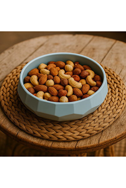 DemCey Home Stone Bowl Geometric Concrete Sugar Bowl Decorative Bohemian Presentation Plate