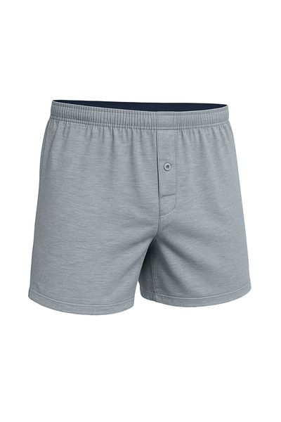 Bersel Comfortable Cut Men's Gray Argentinian Long-Legged Boxer