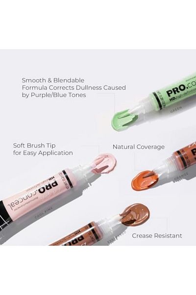 L.A. Girl L.A. Girl Pro Conceal HD Concealer, Green Corrector, 0.28 Ounce