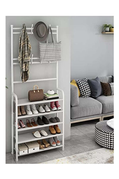 Primo Plus 5-tier Stainless Steel Coat And Shoes Rack For Home
