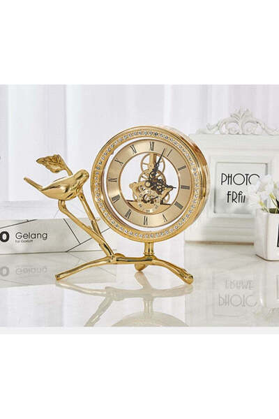 E.V.A. Home Decor Del Sol Maize Desk Clock
