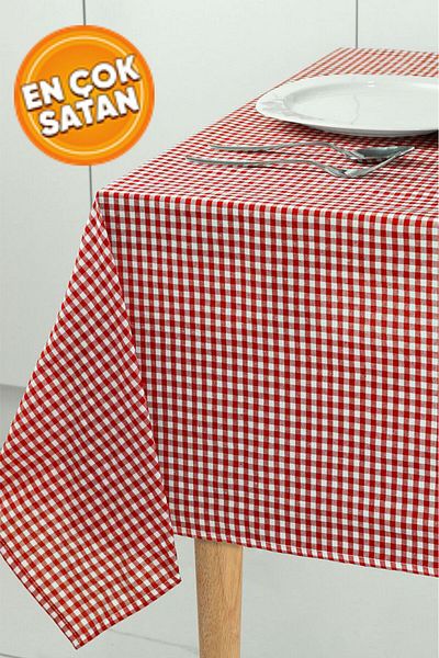MODA Small Checkered Gingham Picnic Cloth, Table Cloth, Table Cloth 140X170 cm