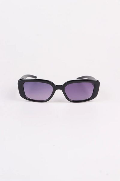 Eyesofia Jack Unisex Square Star Detailed Black Colored Glass New Season Popular Sunglasses