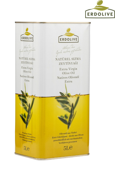 Erdolive Natürel Sızma Zeytinyağı 5 Litre Teneke - Naturel,Doğal Yöntemlerle ...