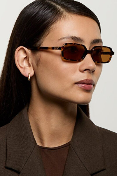 Eyesofia Oblamow Rectangular Unisex Leopard Sunglasses