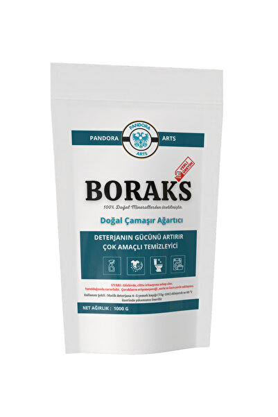 Pandora Arts Boraks Doğal Ağartıcı Deterjan 1000g (1 Kg).