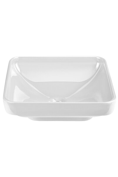 VitrA Water Jewels 4441B403-1361 Kare Çanak Lavabo, 40 cm, Beyaz