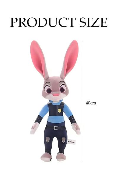 Generic Rabbit Judy Plush Toy, Zootopia Plush Toy Doll, Children's Toy, 40cm