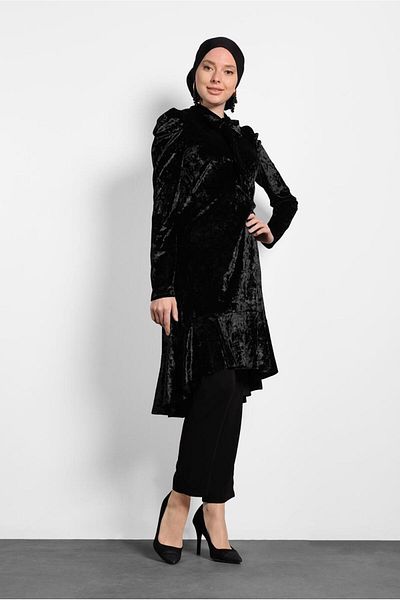 Alvina Collar Tied Tunic 40387