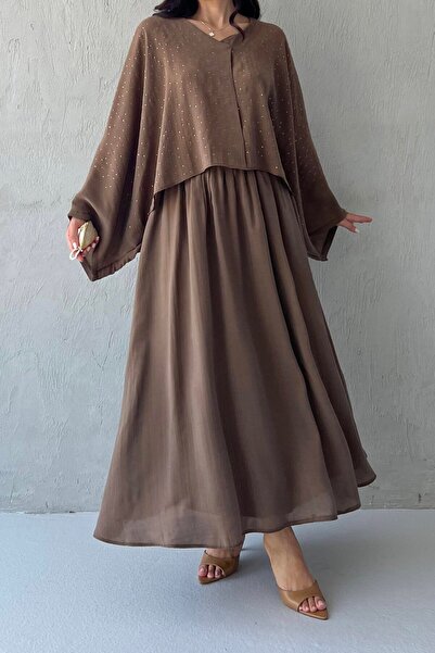 Lavanta Tekstil Embroidered Shirt Skirt Set