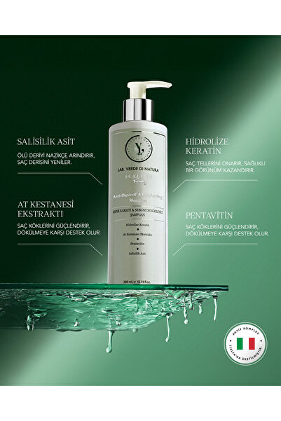 Lab Verde di Natura SCALPUS REMEDY | Kepek Karşıtı & Sebum Dengeleyici Şampuan 2'li Set