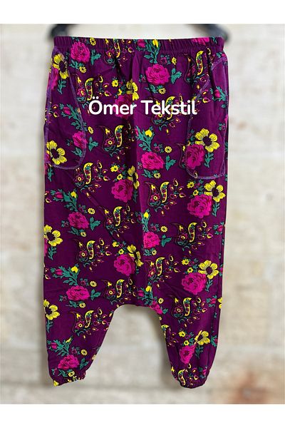 MODA Floral Patterned Children's Shalwar Set with Pockets