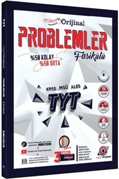 Orijinal Yayınları Orijinal Mikro TYT Problemler Fasikülü Soru Bankası