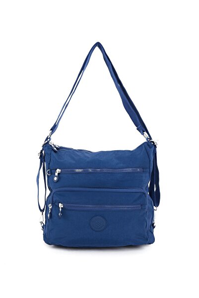 Sanmorris Жіноча 7-секційна сумка з крихкої тканини, водостійка, темно-синя, ...