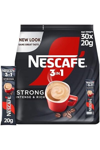 Nescafe 3In1 Strong Coffee Mix Stick 20g (30 Sticks)