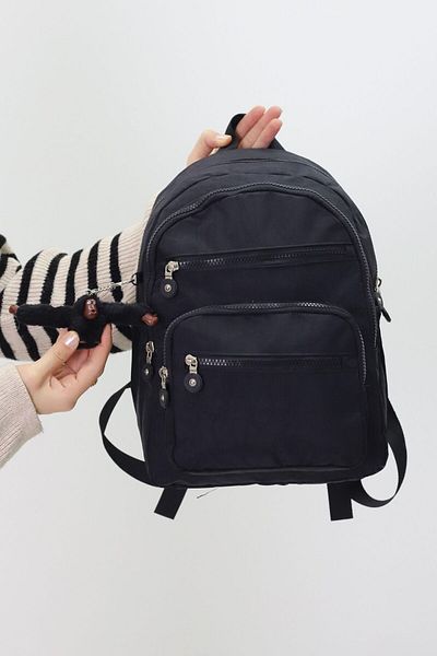 Probag Casual Women's Backpack with Cute Plush Figure – Stylish, Convenient, Suitable for School and Travel
