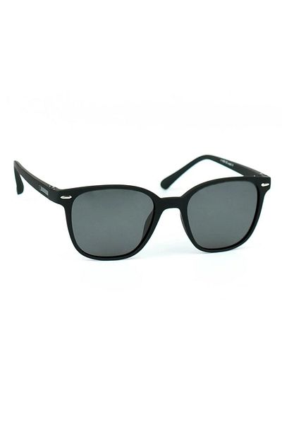 Di Caprio Unisex Black Square Model Premium Frame Polarized Glass Sunglasses Dc4024Black
