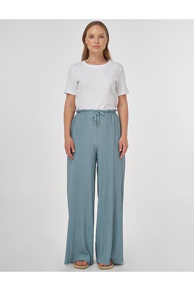 Kayra Lace-Up Relaxed Fit Trousers Nefti