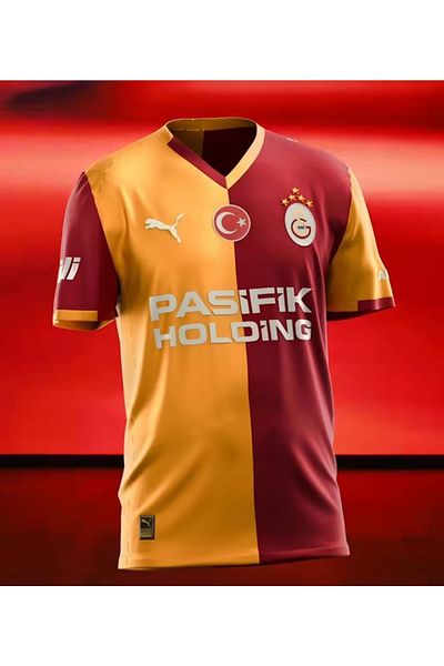 Galatasaray S.K. Partial Jersey 25/26 Home Jersey Partial Men's Jersey Yellow-Red