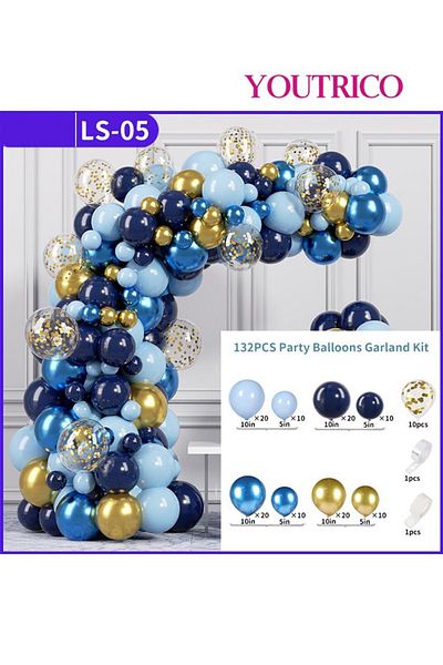 Youtrico Dreamy Macaron Balloon Garland - Pastel Colour Wedding Decoration