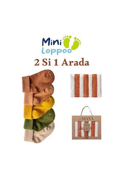 MİNİLOPPOO Socket Socks and Handkerchiefs