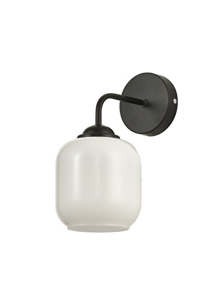 Avizemoda غرفة معيشة سيينا شمعدان زجاجي أبيض حديث (أسود)