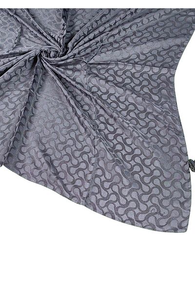 mim eşarp Κασκόλ Enba Jacquard με γεωμετρικό σχέδιο