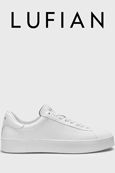 Lufian 111230254 Anton Sneaker Pantofi din piele pentru bărbați ALB