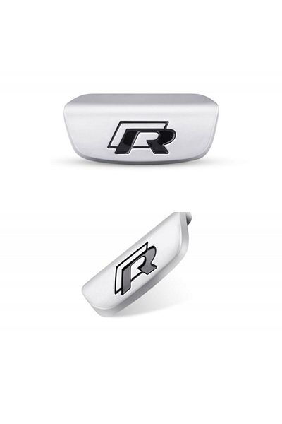 Space Vw R Steering Wheel Logo Coat of Arms Emblem Black