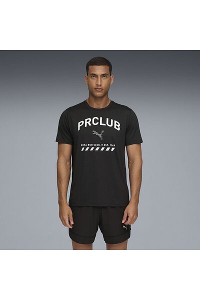 Puma RUN CLUB Ανδρικό Μπλουζάκι με Γραφικά Πλέγματα
