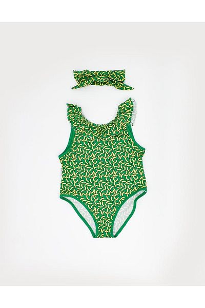 rg kidsstore Girl's Swimsuit Fast Drying and Full Lycra 2 Piece Set