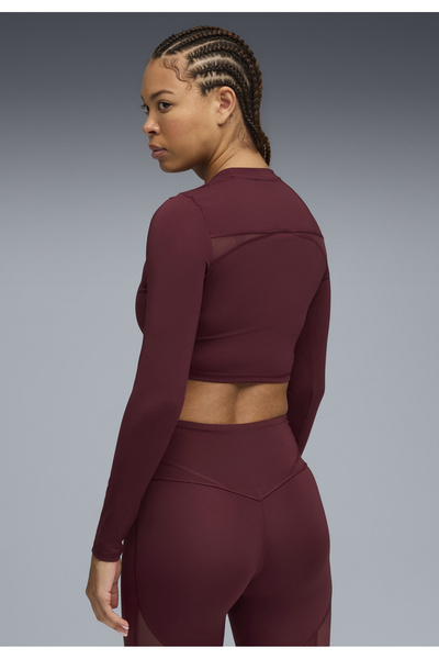 Puma SHAPE Γυναικείο κοντό τοπ με μακριά μανίκια