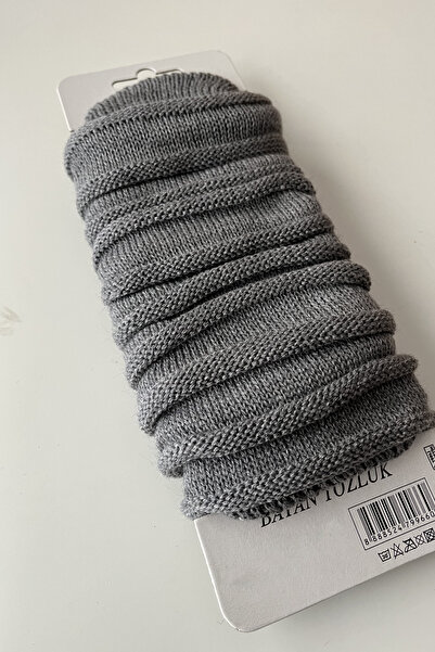 Hakan Collezione Kadın Gri Premium Aerobik Tozluk Bot Çorabı