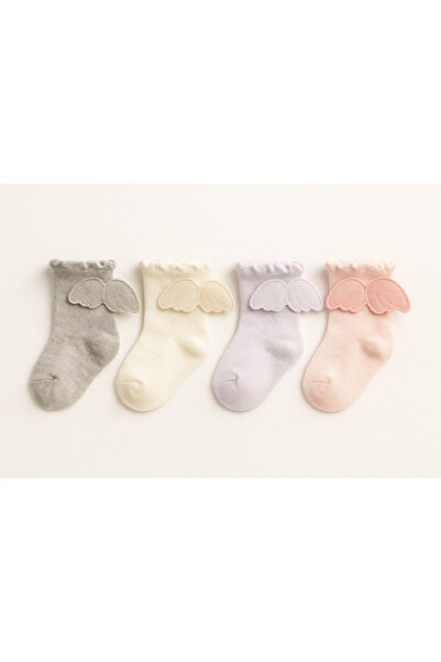 shefox 4 чифта чорапи до глезена с крила за момичета
