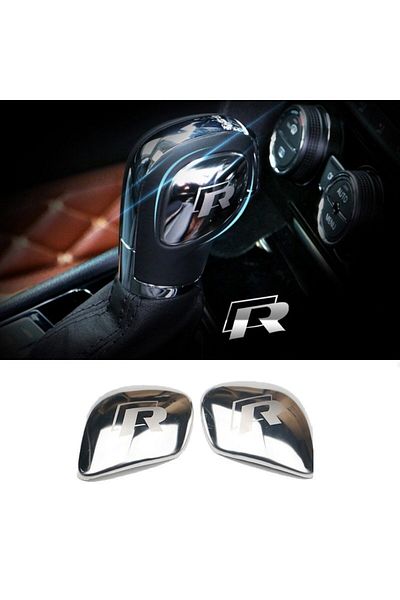 Space Vw R Gear Shift Knob Logo Coat of Arms Emblem Silver