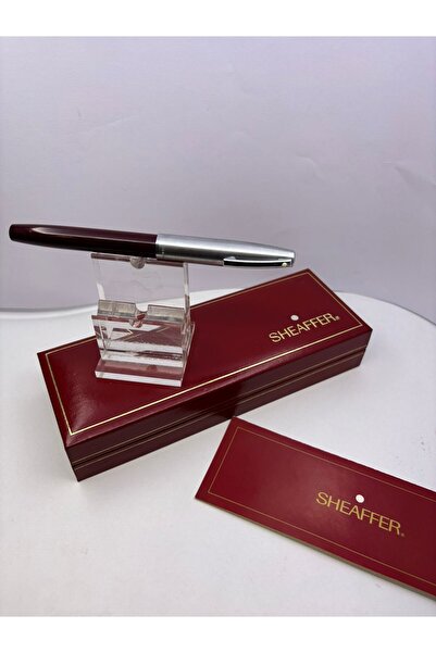 Sheaffer Yarı Krom Dolmakalem Bordo M Uç