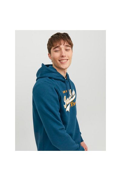 Jack & Jones Мъжки суитшърт Jjelogo Hood 2 Col 23/24