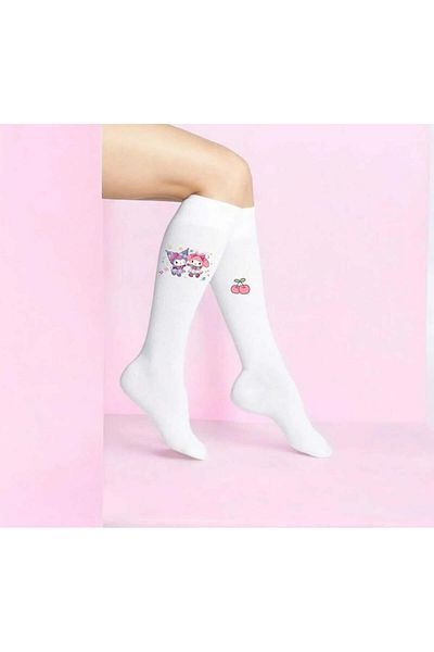ECCAdesing Sweet Kuromelo Printed Girls' Knee Socks