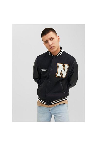 Jack & Jones Jack Jones College Wool Blend Men's Bomber Jacketb12241559