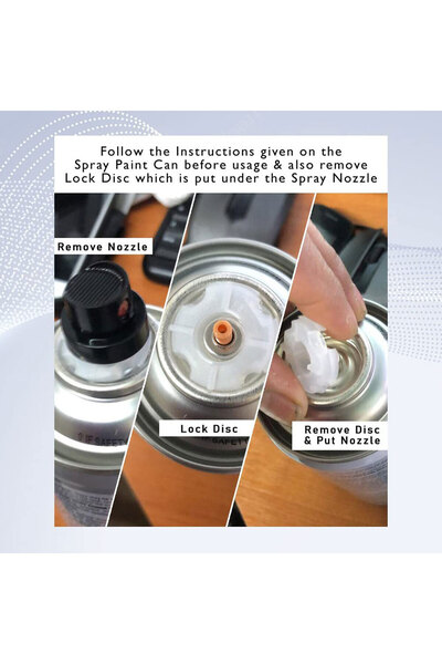 Paint Factory Metallic White Spray Paint 400ml