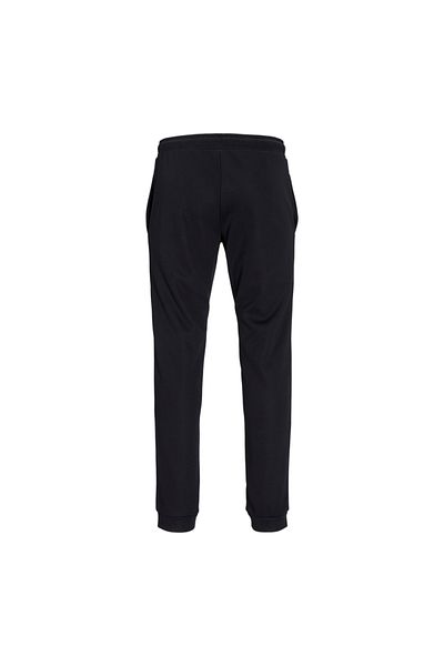 Jack & Jones جاك جونز بنطال رياضي أسود مضلع للرجال - 12261986