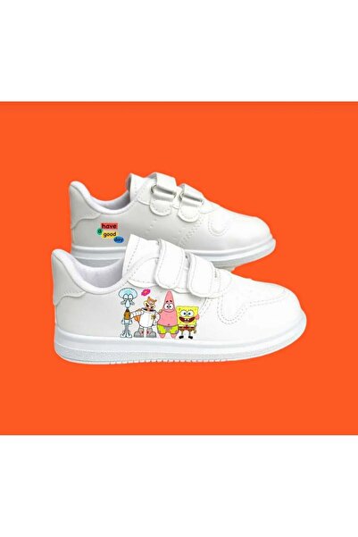 ECCAdesing Sünger Bobi ve Arkadaşları Baskılı Çocuk Ayakkabısı