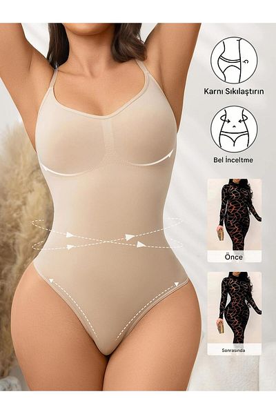 giyindegel Mamey 3 Zone Effect (Bottom Hook) Corset with Snap Fasteners (Zibin)